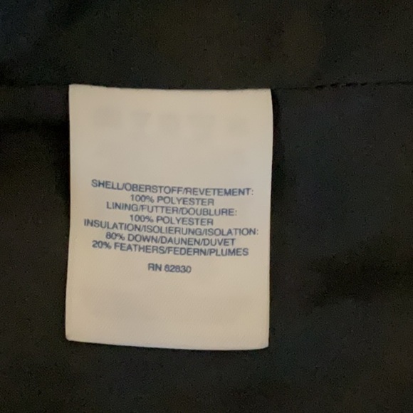 Lands End 600 fill Down Puff Vest XL full zip tartan 
plaid,green&blue prep EUC - Picture 4 of 4